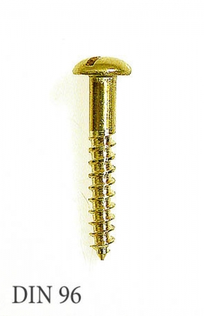 Holzschrauben DIN 96 Messing