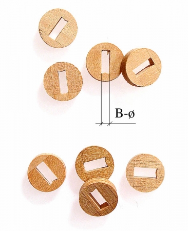 Klaviaturbäckchen für die Tastenführung am Waagebalken