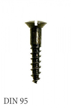 Holzschrauben DIN 95 schwarz