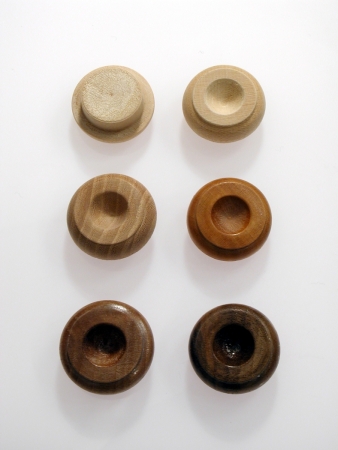 Deckelstützrosetten unlackiert Ø 26 x 12mm