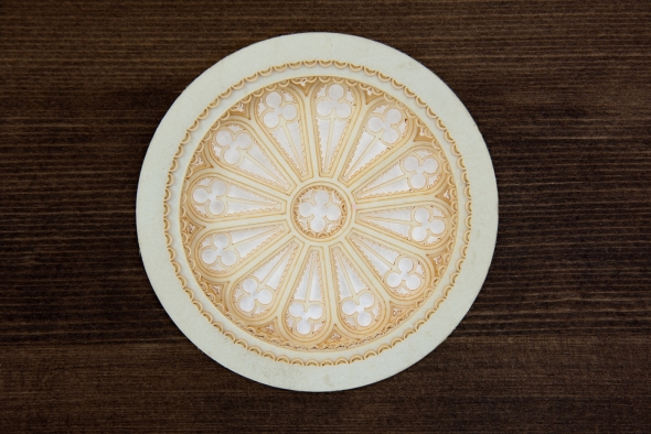 Rosette G. Silbermann 1749 Cembalo Ø-1 79 Ø-2 99