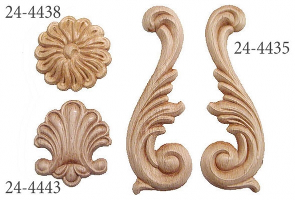 Gepresste Holzzierteile