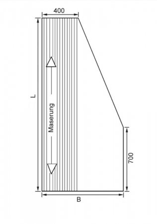 Resonanzboden Cembalo, Mondphasenholz Hochgebirgsfichte