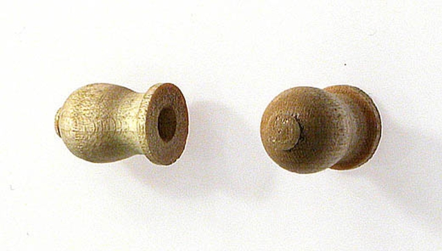 Registerknöpfe Ahornholz Ø 12 x 19