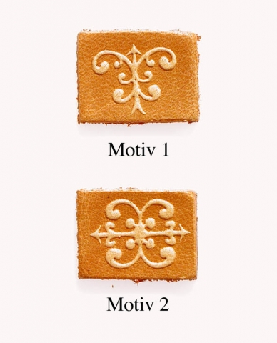 Tastenfronten aus Leder