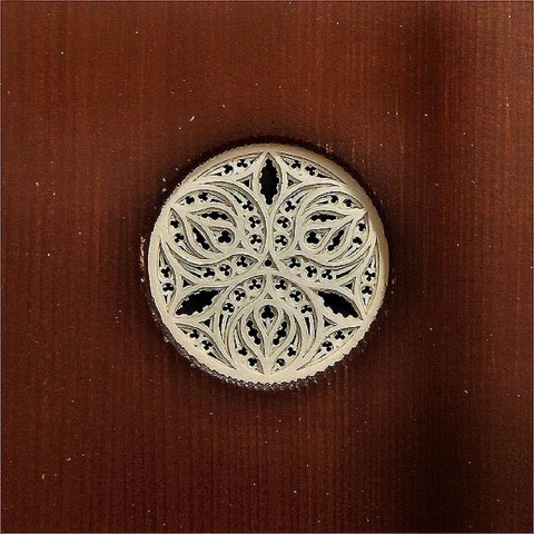 Rosette Anonym Italien 17 Jh Cembalo Ø-1 60