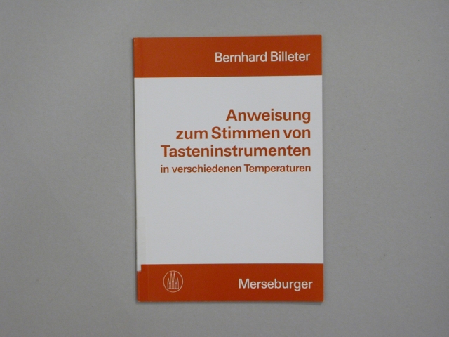 Fachbuch, Anweisung zum Stimmen von Tasteninstrumenten