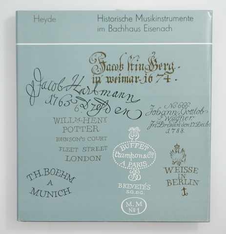 Fachbuch, Historische Musikinstrumente im Bachhaus Eisenach