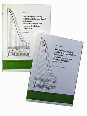 Fachbuch, Stringing, Scaling and Pitch of Hammerflügel built in the Southern German and Viennese Traditions 1780 - 1820, Michael Latcham, München-Salzburg 2000
