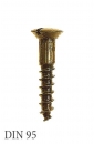 Holzschrauben DIN 95 braun