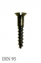 Holzschrauben DIN 95 schwarz