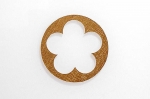 Rosette aus Holz Ø 59 x 3