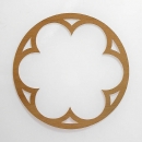 Rosette aus Holz Ø 110 x 1.8